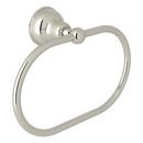 ROHL&reg; Polished Nickel Oval Towel Ring 