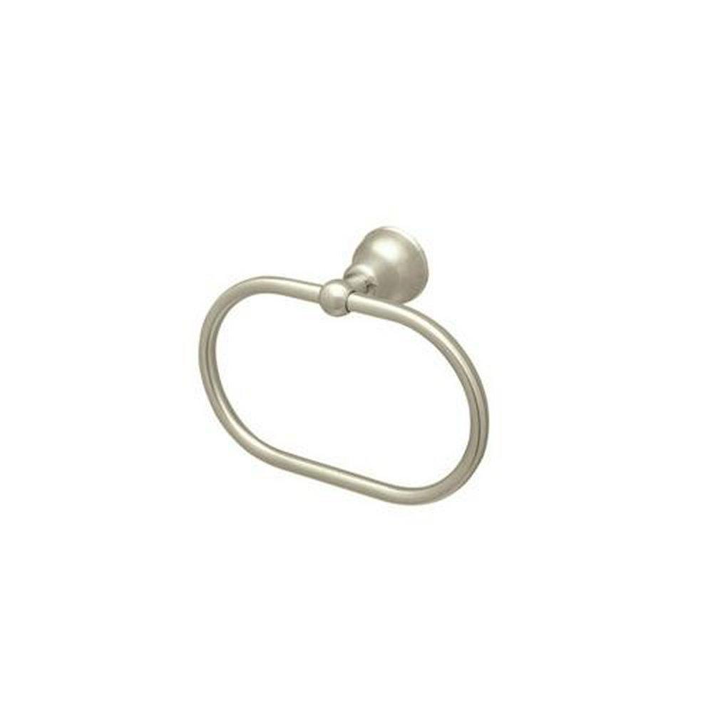 ROHL&reg; Satin Nickel Oval Towel Ring 