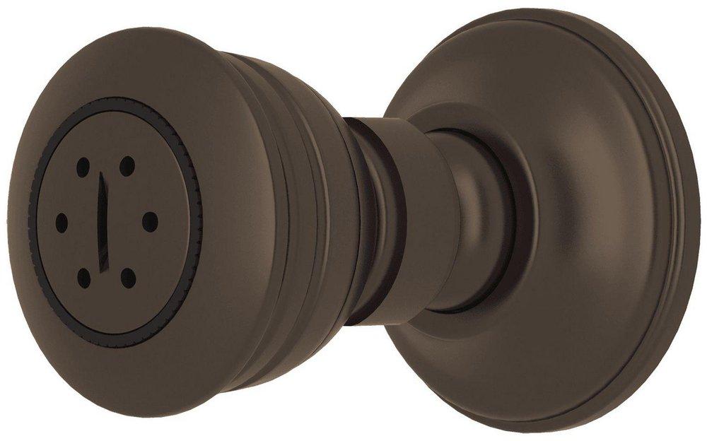 ROHL&reg; Tuscan Brass Body Spray with Swivel Connector 