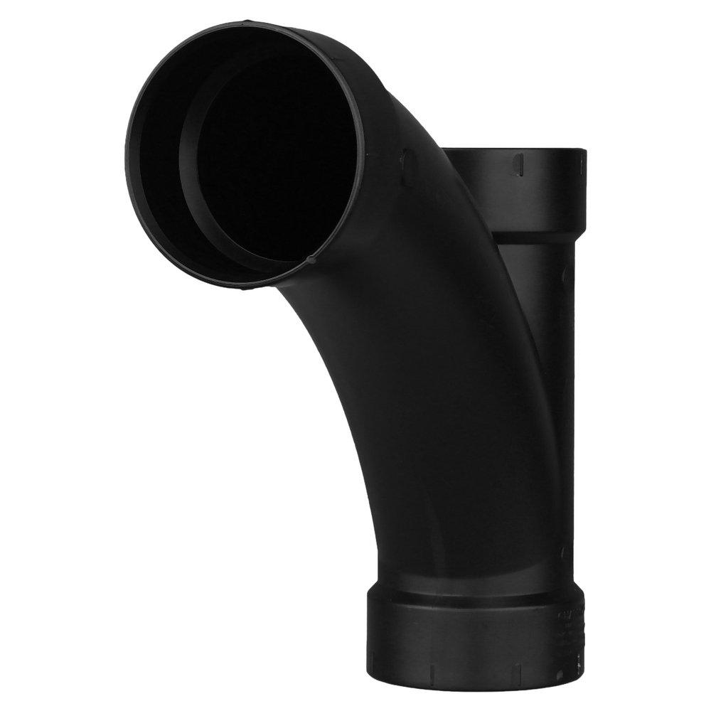 Black ABS DWV Combination Wye 