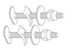Pasco 5/16 x 2-1/4 in. Closet Bolt Nut and Washers Set 