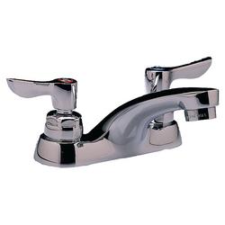 Two Handle Centerset Bathroom Sink Faucet in Polished Chrome