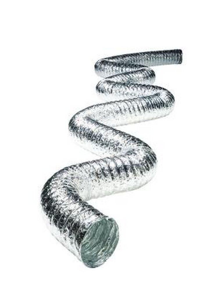 JP Lamborn Silver 25 ft. Silver Uninsulated Flexible Air Duct 