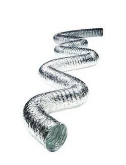 6 in. x 25 ft. Silver Uninsulated Flexible Air Duct