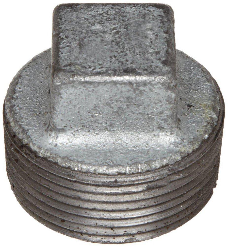 MPT 150# Global Galvanized Malleable Iron Cored Plug 