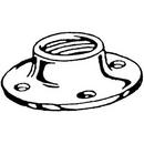 3/8 Galvanized MI Floor Flange 