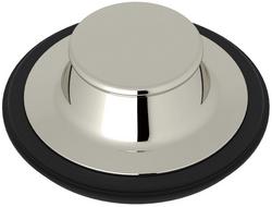 Brass Disposal Stopper in Polished Nickel