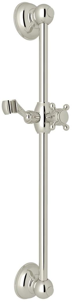 Shower Rail in Polished Nickel