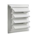 6 in. Louvered Air Intake Vent White