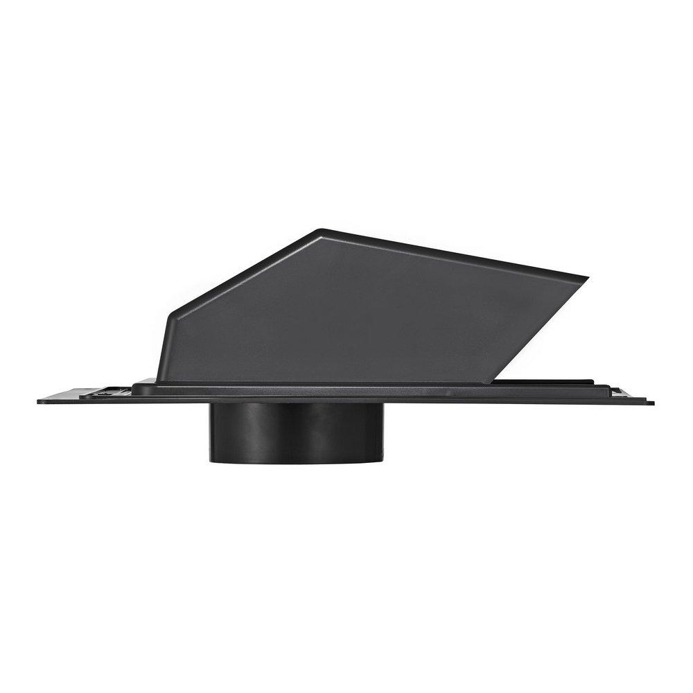 Lambro Black 4 in. Roof Vent in Black 
