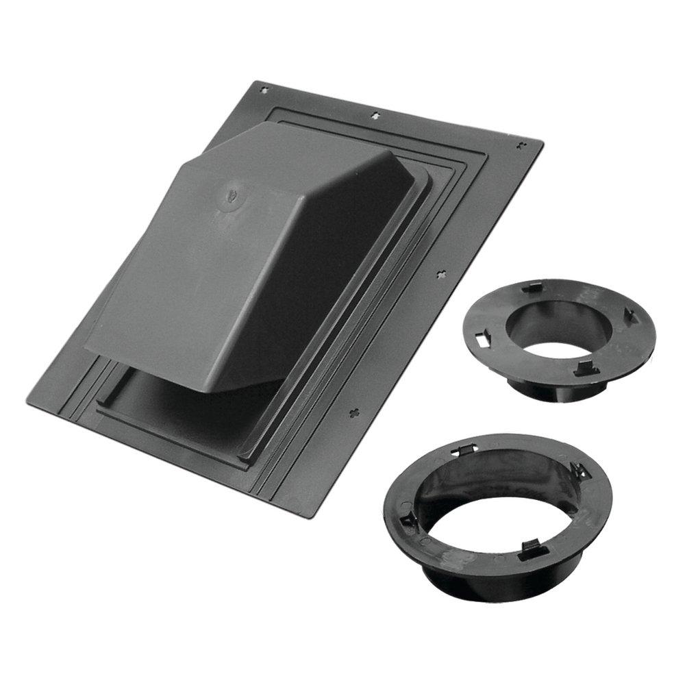 Lambro Black 4 in. Roof Vent in Black 