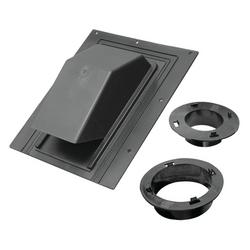 4 in. Roof Vent Plastic in Black