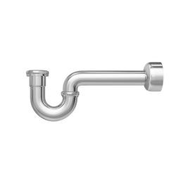 1-1/4 x 1-1/2 in. Brass P-Trap in Polished Chrome