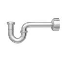 1-1/4 in. Zinc P-Trap in Polished Chrome