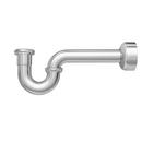 1-1/2 in. Zinc P-Trap in Polished Chrome