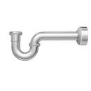 1-1/2 in. Zinc P-Trap in Polished Chrome