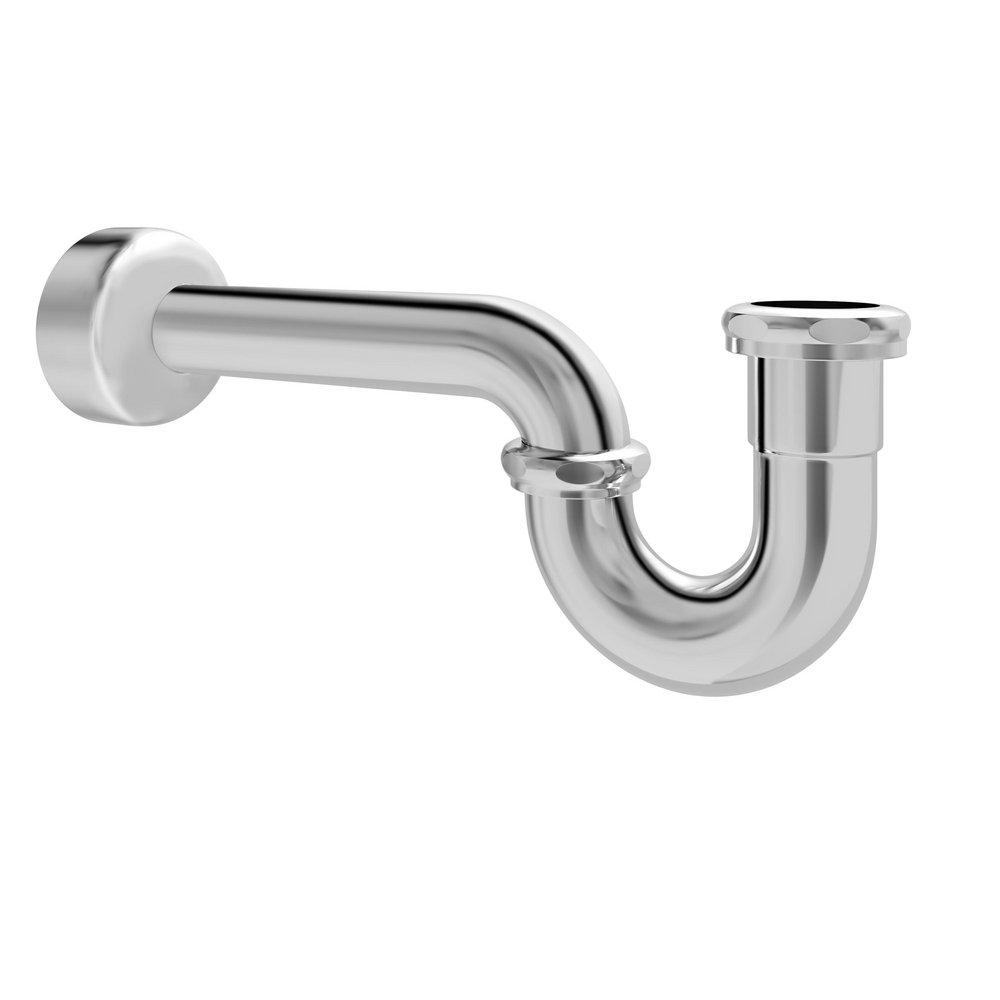 1-1/2 in. Zinc P-Trap in Polished Chrome 