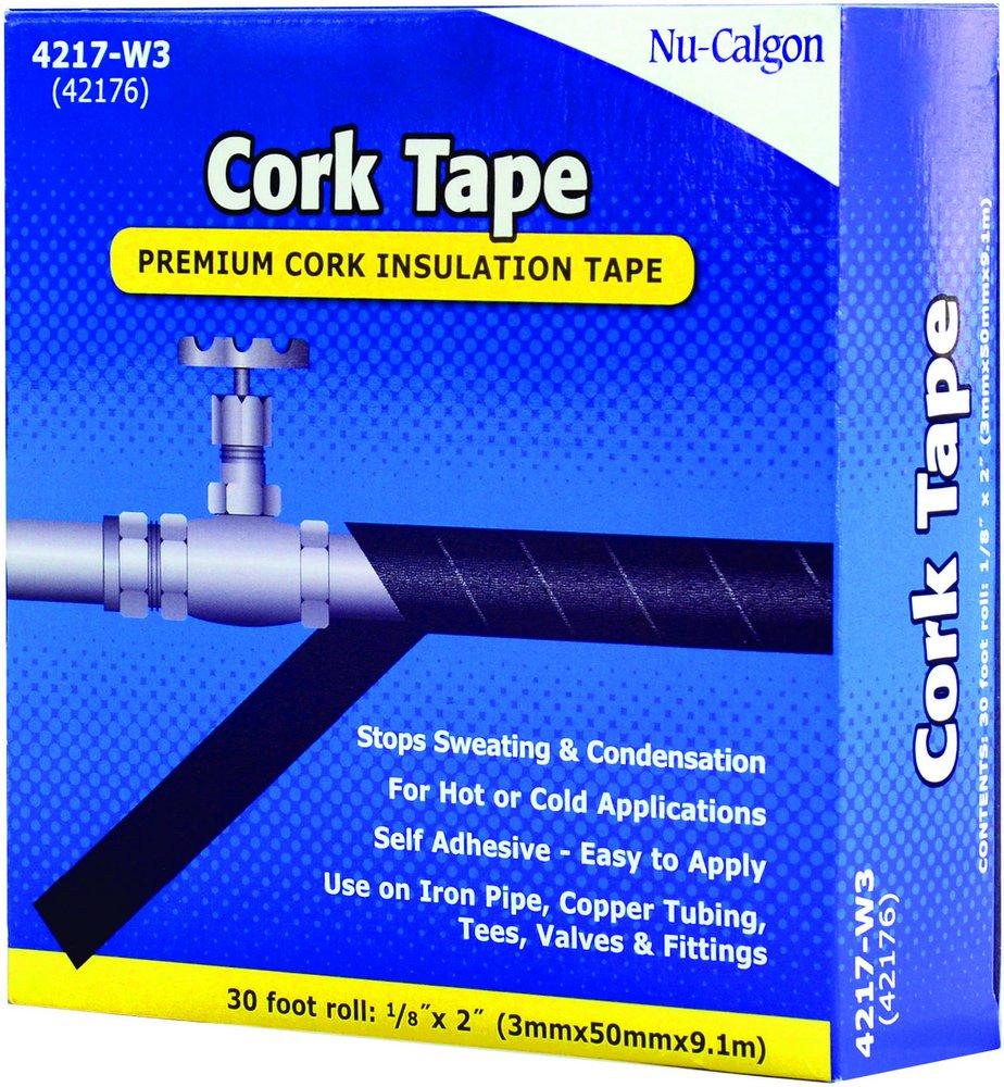 Nu-Calgon Black Insulation Tape, Cork 