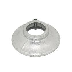 1 in. IPS Galvanized Malleable Iron Wall Plate