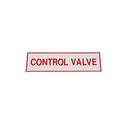 6 x 2 in. Paper Control Valve Decal
