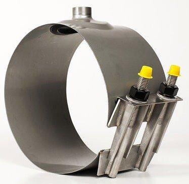 Romac Industries 2 in. IPS Stainless Steel Strap Saddle 