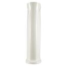 8 in. Pedestal Sink Base in White