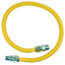 BrassCraft Yellow 3/4 x 1/2 in. MIP Gas Appliance Connector in Yellow 