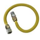 BrassCraft Yellow 1/2 in. MIP Gas Appliance Connector in Yellow 