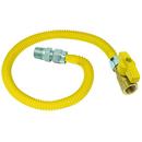 BrassCraft Yellow 1/2 in. MIP x FIP Gas Appliance Connector in Yellow 