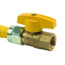 BrassCraft Yellow 1/2 in. MIP x FIP Gas Appliance Connector in Yellow 