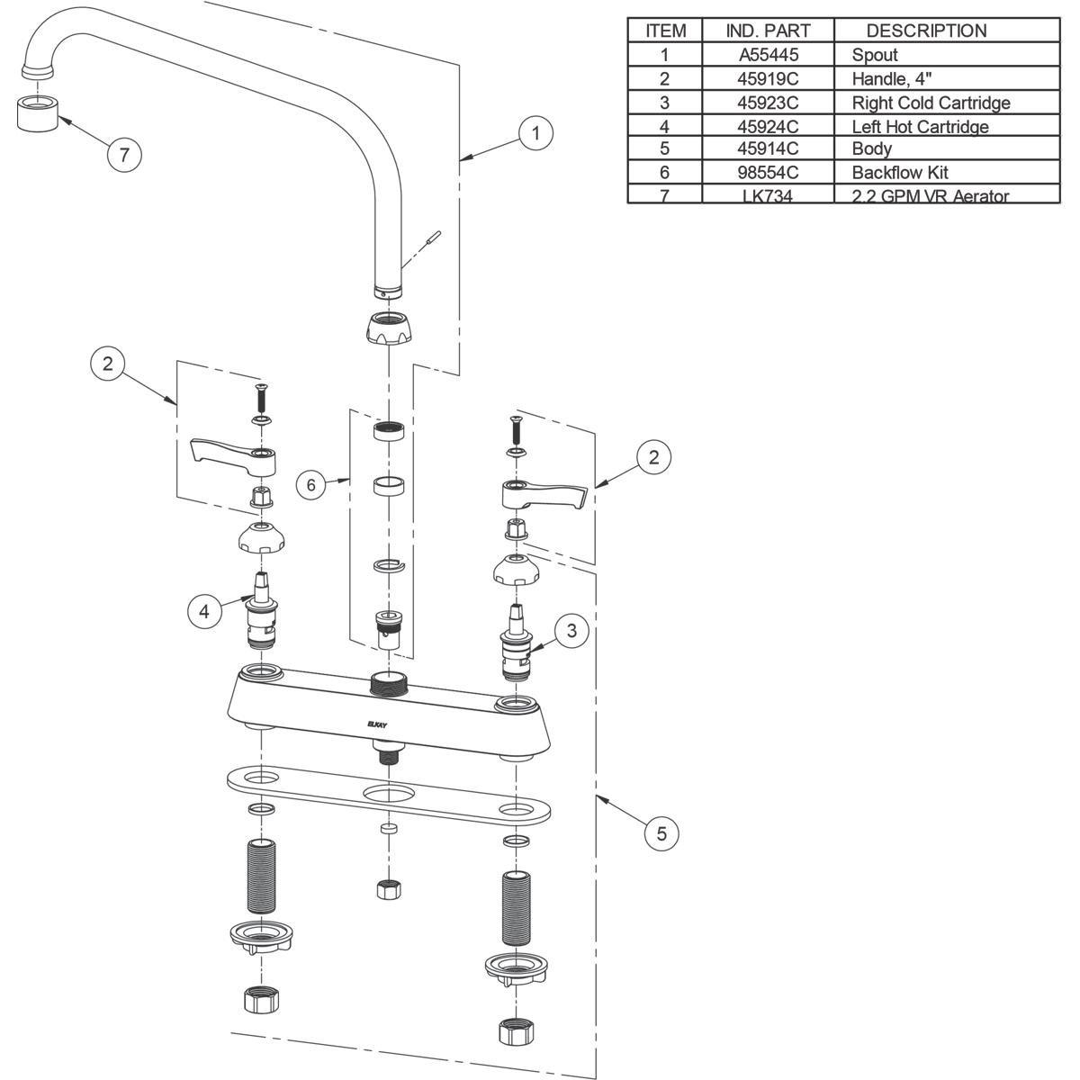 Elkay Lustrous Satin 15 x 15 in. Drop-in Stainless Steel Bar Sink 