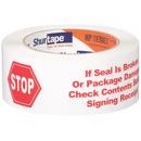 2 in. 110 yd. Plastic and Rubber Stop Tape in White