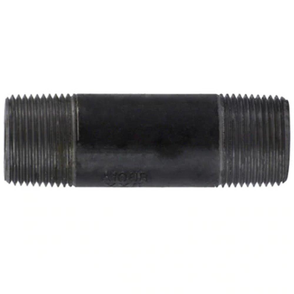 1/2 in. XH A106B PBE Nipple Black Seamless Carbon Steel 