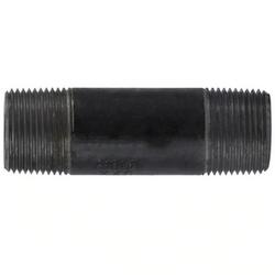 1/2 x 3 in. XH A106B PBE Nipple Black Seamless Carbon Steel