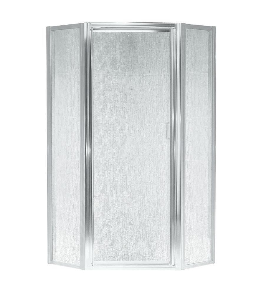 Sterling Silver 72 x 39 in. Neo-Angle Shower Door 