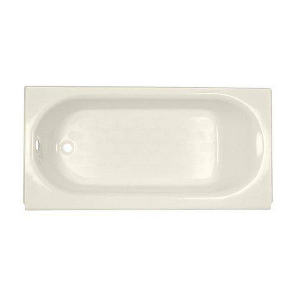 American Standard Linen 60 x 30 in. Soaker Alcove Bathtub Left Drain 