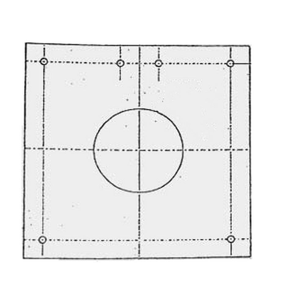 F & A Products Gas Vent Firestop ABS 