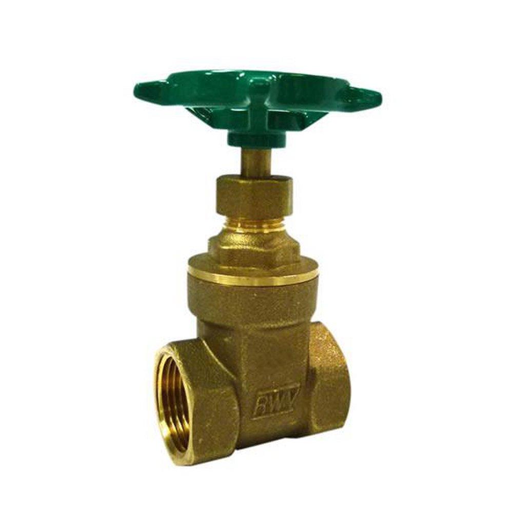Red-White Valve Brass Threaded Gate Valve 