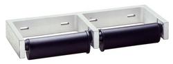 11 in. 2-Roll Tissue Dispenser in Satin