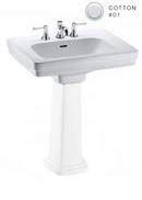 TOTO 24 X 19 4 Pedestal Lavatory ONLY Provincial Cottage 