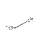KOHLER Vibrant&reg; Brushed Nickel Left-Hand Trip Lever 