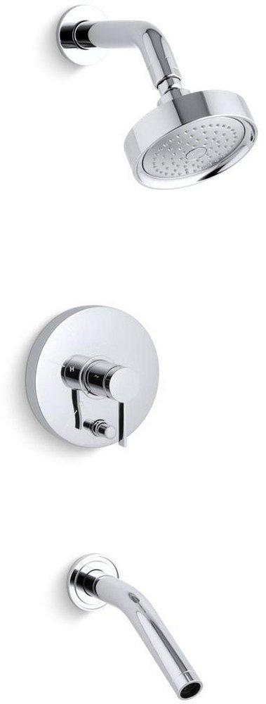 KOHLER Polished Chrome Single Handle Single Function Bathtub & Shower Faucet (Trim Only) 