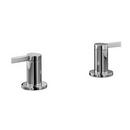 Double Lever Handle Deckmount or Wall Mount Bath Valve Trim in Polished Chrome