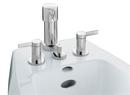 Double Lever Handle Bidet Faucet in Polished Chrome
