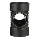 Black ABS DWV Double Sanitary Tee 