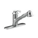 KOHLER Brushed Chrome Single Handle Pull Out Kitchen Faucet 