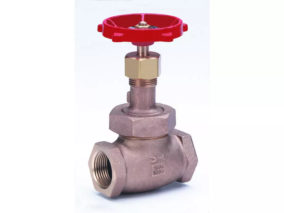 Milwaukee Valve 590T - 112 Bronze threaded globe valve