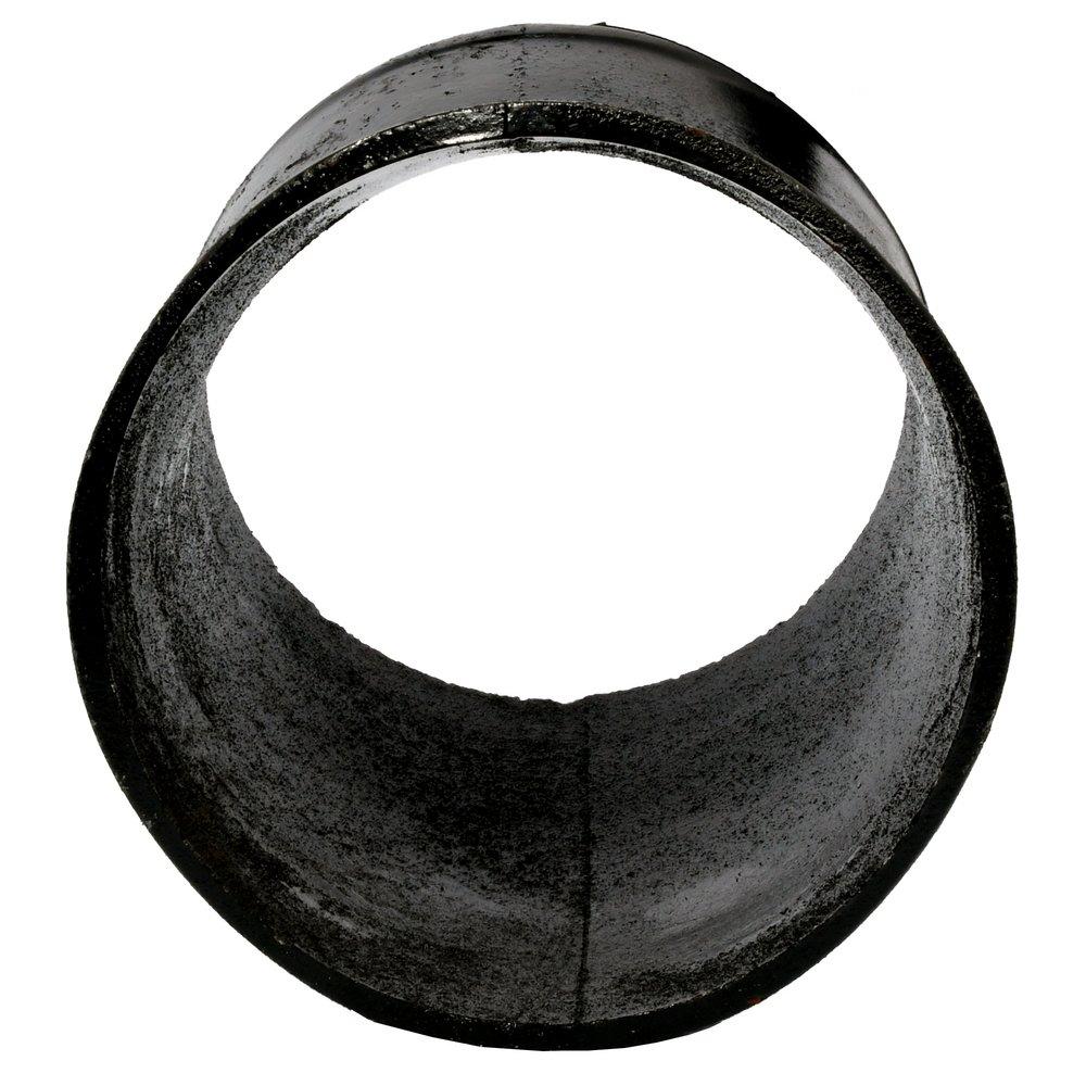Black No Hub 22-1/2 Degree Cast Iron 1/16 Bend 
