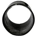 Black No Hub 22-1/2 Degree Cast Iron 1/16 Bend 