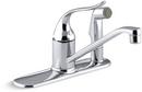 KOHLER Polished Chrome Single Handle Kitchen Faucet 